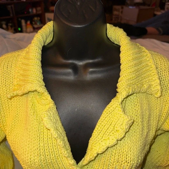 Pure Handknit Button Up Cardigan - Picture 3 of 7